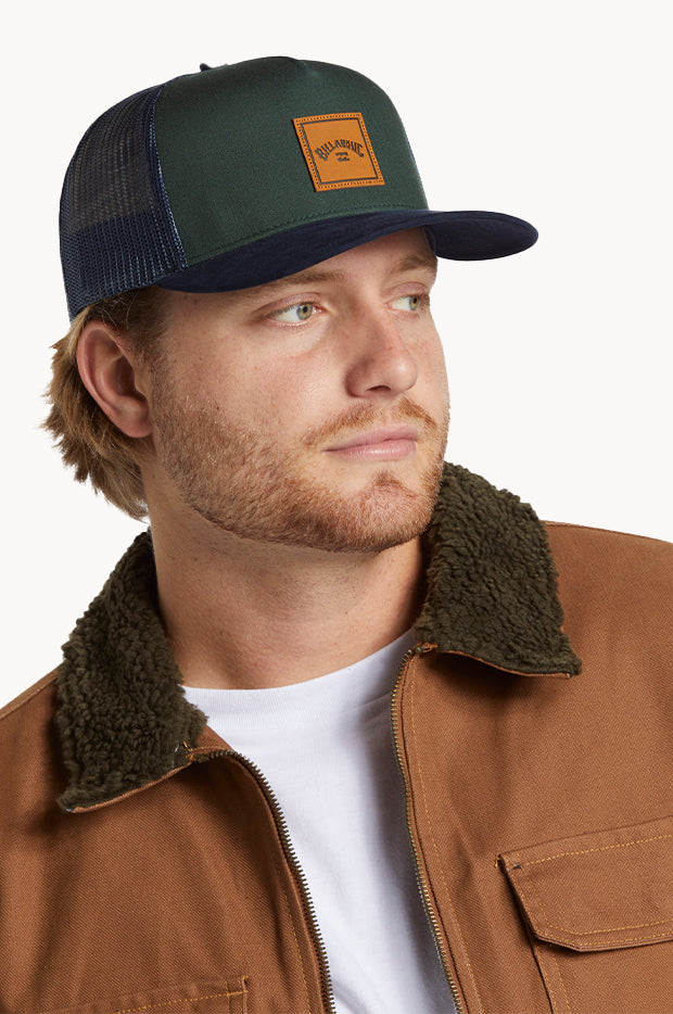 Mens Stacked Trucker Cap