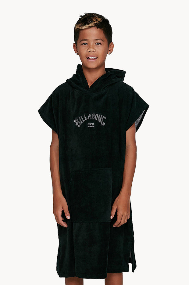 Billabong Boys Wetsuit Hoodie Towel Black Swimwear Galore AU