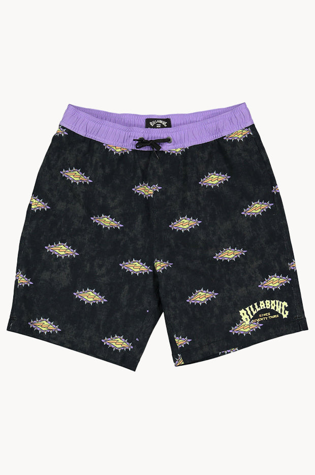 Boys Diamond Grit Layback Boardshort