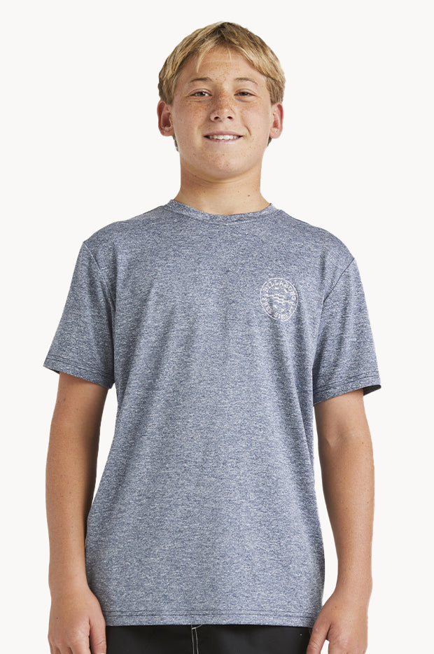 Boys Big Wave Daz Short Sleeve Suntop