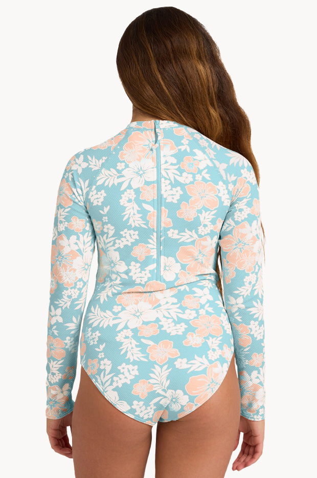 Girls Hibiscus Haze Sunsuit