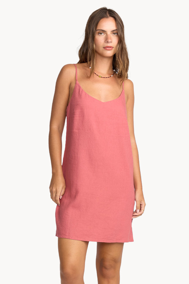 Billabong Summer Love Mini Slip Dress - Wild Ginger - M Billabong Summer Love Mini Slip Dress - Wild Ginger - M
