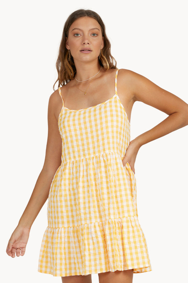 Sunshine Check Dress