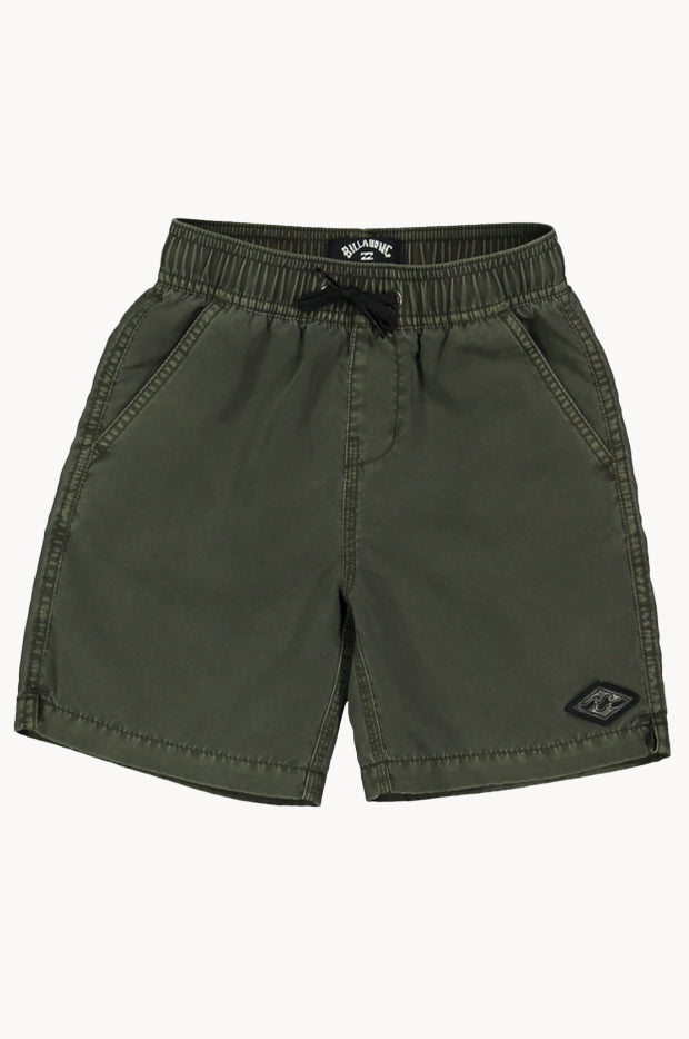 Boys All Day Overdye Layback Boardshort