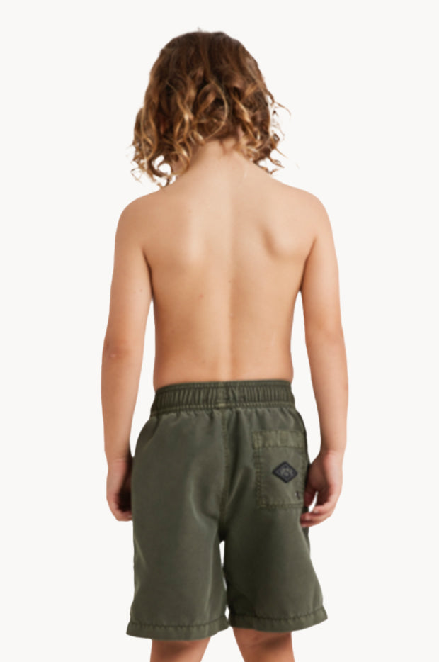 Boys All Day Overdye Layback Boardshort