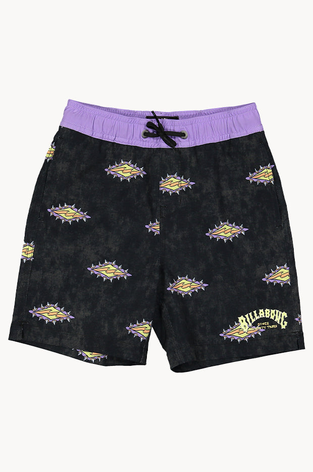 Boys Diamond Grit Layback Boardshort