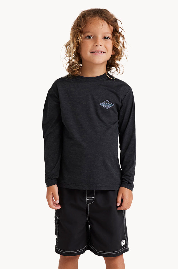 Boys Diamond Shoreline Long Sleeve Suntop