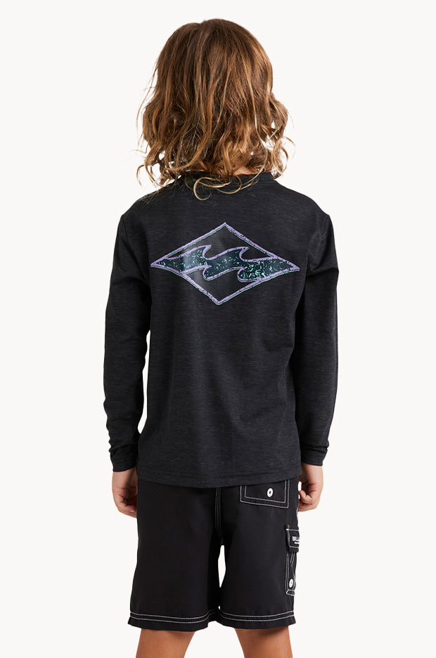 Boys Diamond Shoreline Long Sleeve Suntop