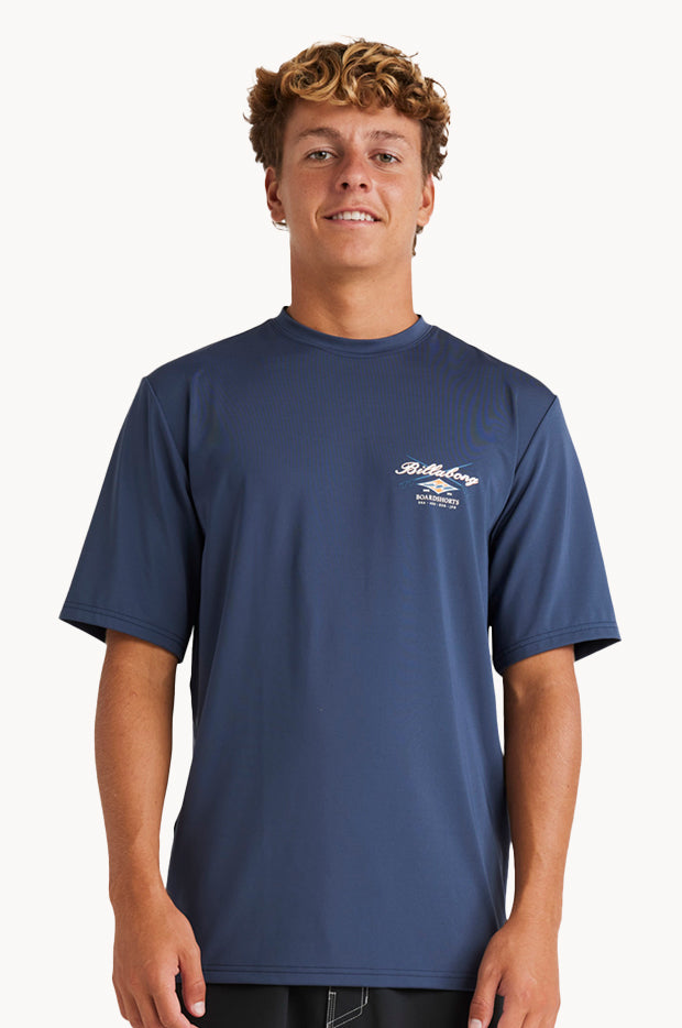 Mens Crossboards Short Sleeve Suntop