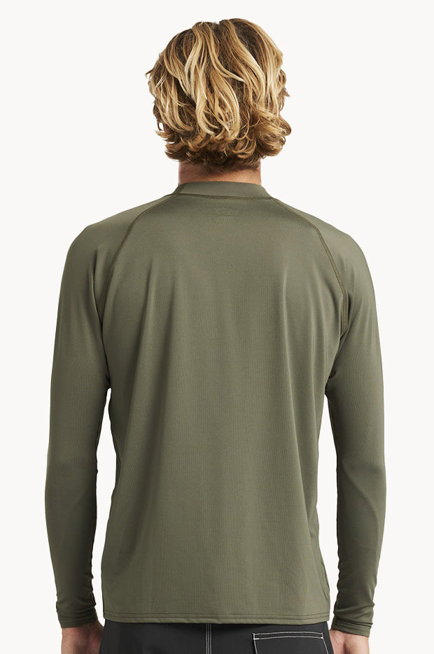 Mens Boxed Arch Long Sleeve Suntop