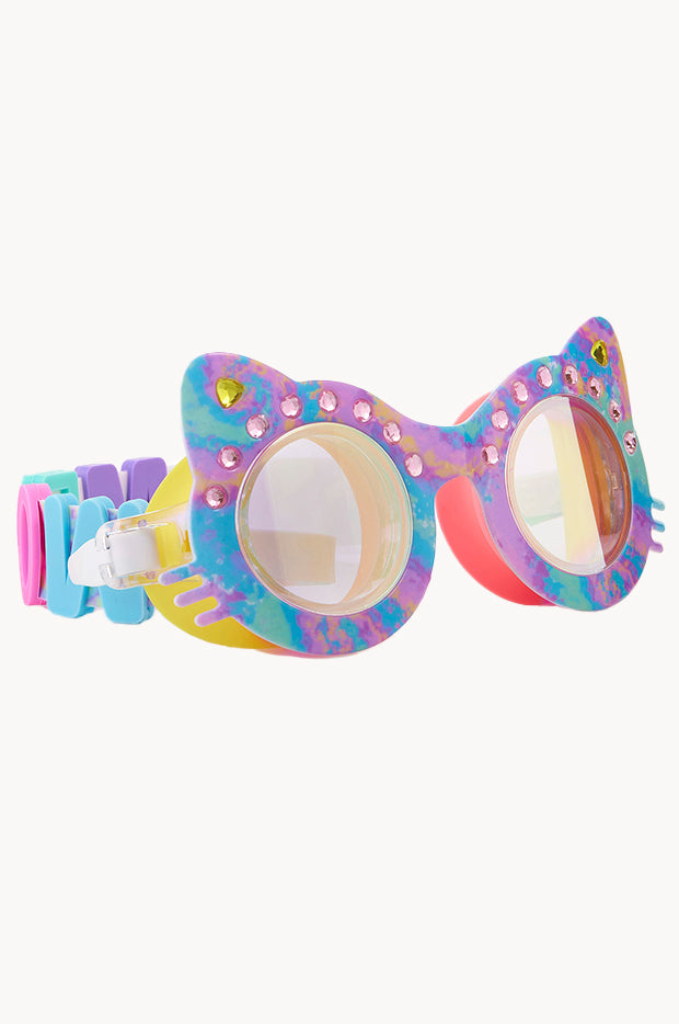 Kitty Goggles Bling2o - Junior Pat The Cat Goggle - White/Multi | Swimwear Galore AU