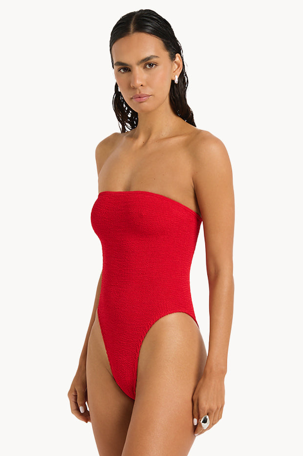 Recycled Fane Bandeau One Piece