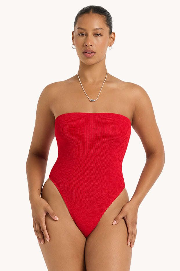 Recycled Fane Bandeau One Piece