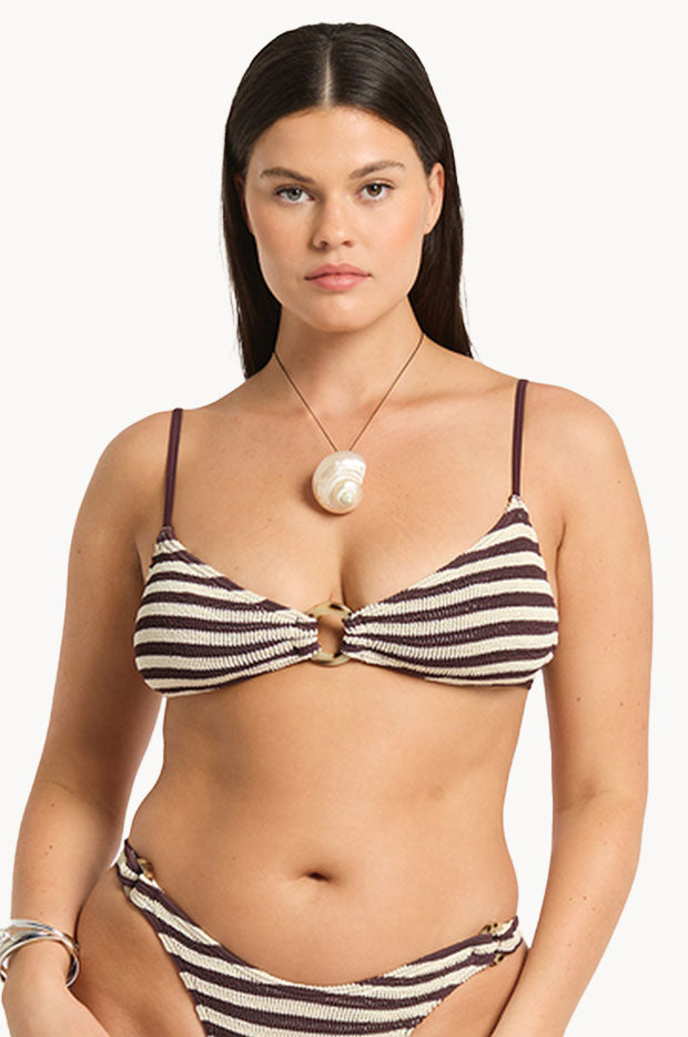 Stripe Ring Lissio Crop