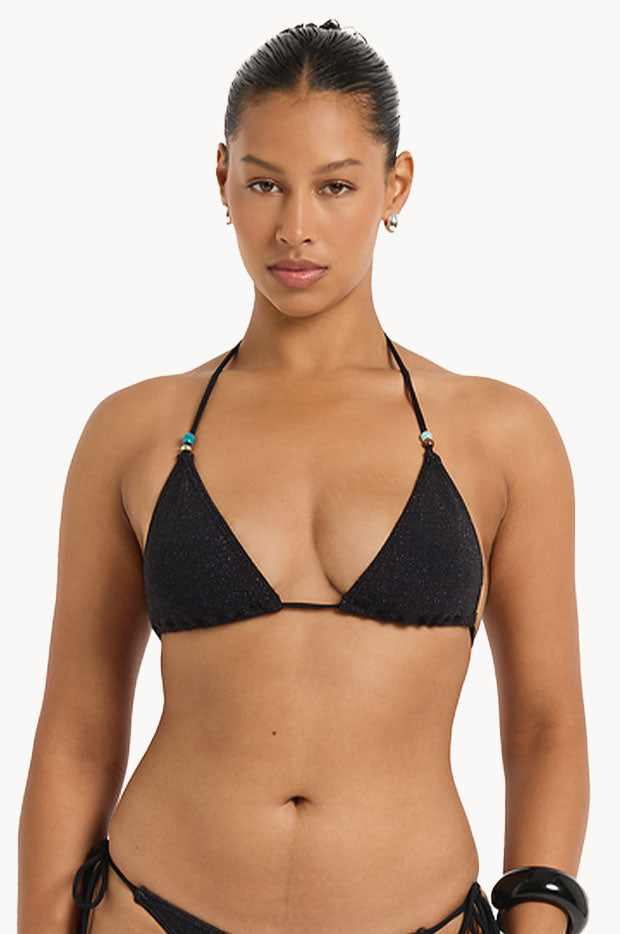 Micro Lurex Beaded Ingrid Tri