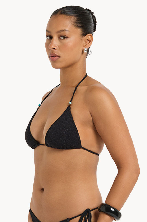 Micro Lurex Beaded Ingrid Tri