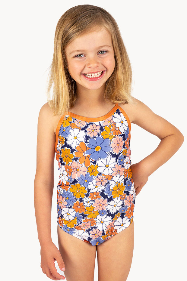 Girls Flower Power One Piece