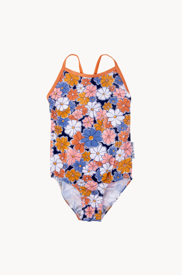 Girls Flower Power One Piece