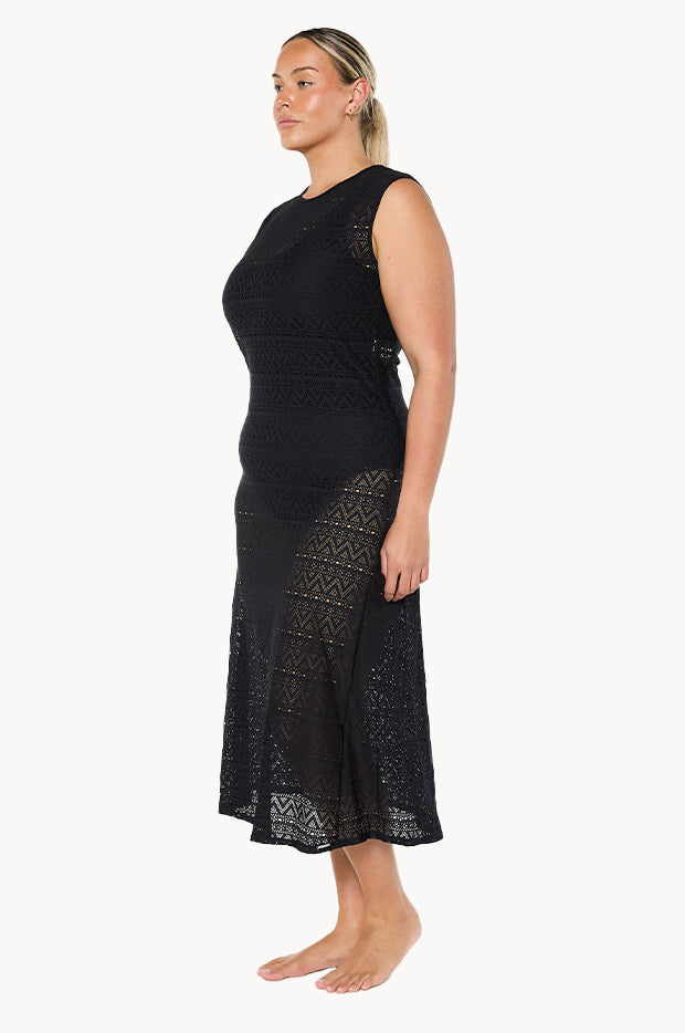 Mesh Maxi Dress