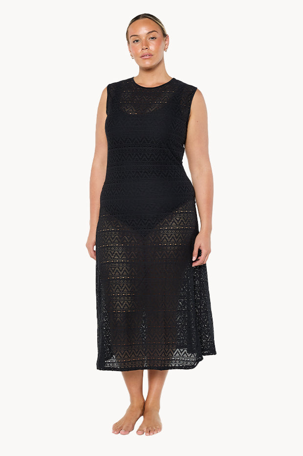 Mesh Maxi Dress
