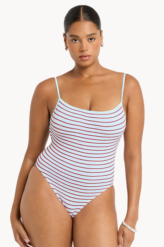 Stripe Micro Low Palace One Piece