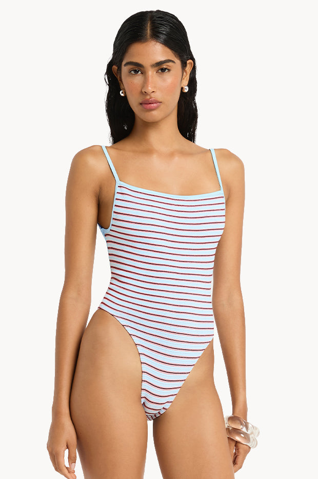Stripe Micro Low Palace One Piece