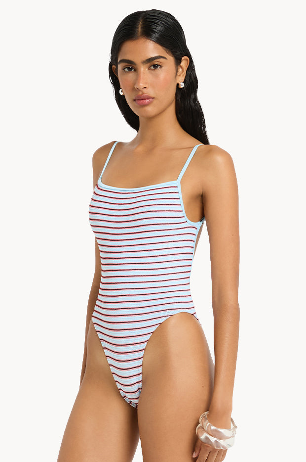 Stripe Micro Low Palace One Piece