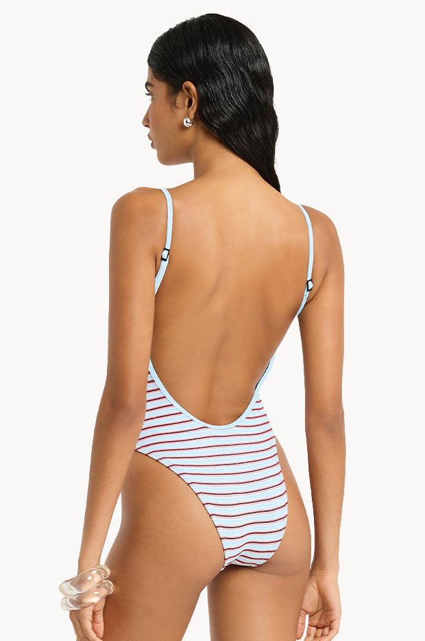 Stripe Micro Low Palace One Piece