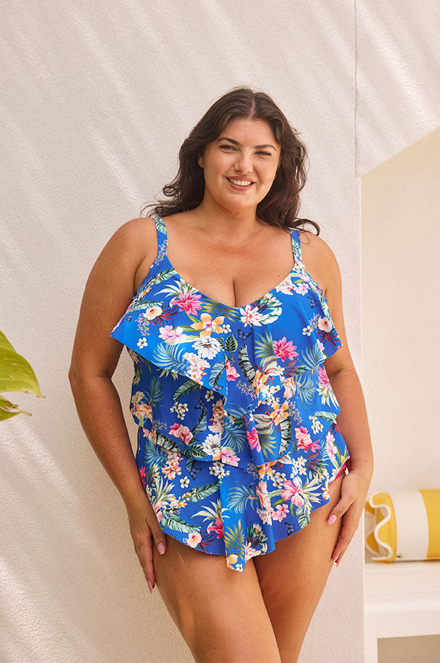 Florida Tiered Frill Tankini Separate