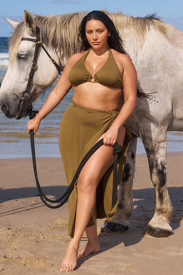 Zanzibar Maxi Split Skirt