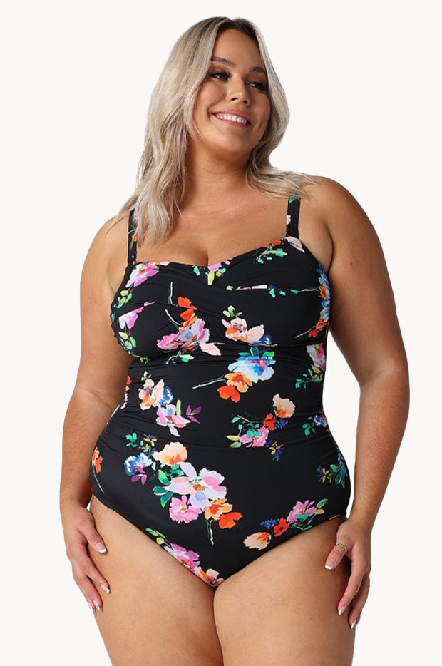 Malibu Twist Front Bandeau One Piece