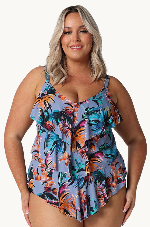 Mauritius Tiered Frill Tankini Separate