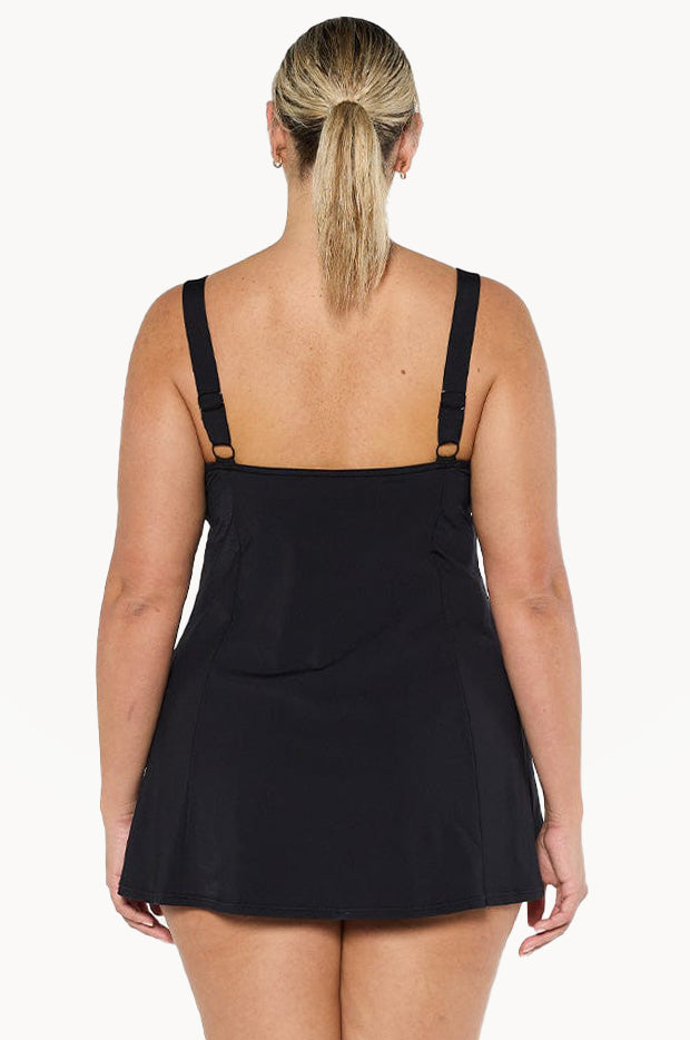 Carnival Wide Strap Swim Dress