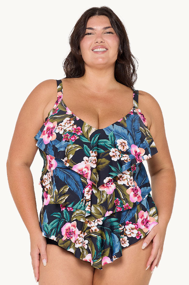 Waikiki Tiered Frill Tankini Separate