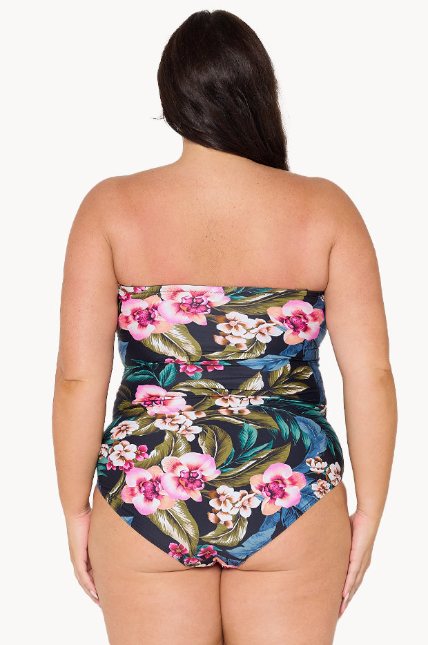 Waikiki Twist Front Bandeau One Piece