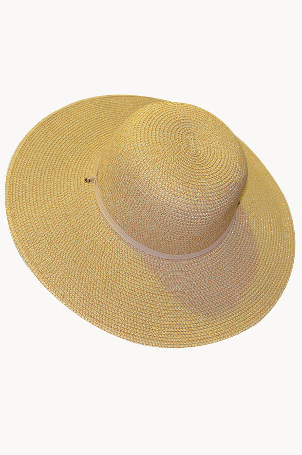 Wide Brim Hat With Toggle