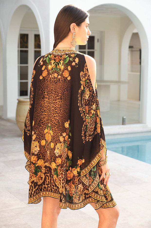 Czarina - Black Leopardess Kaftan Dress - Black/Gold | Swimwear Galore NZ Czarina - Black Leopardess Kaftan Dress - Black/Gold | Swimwear Galore NZ