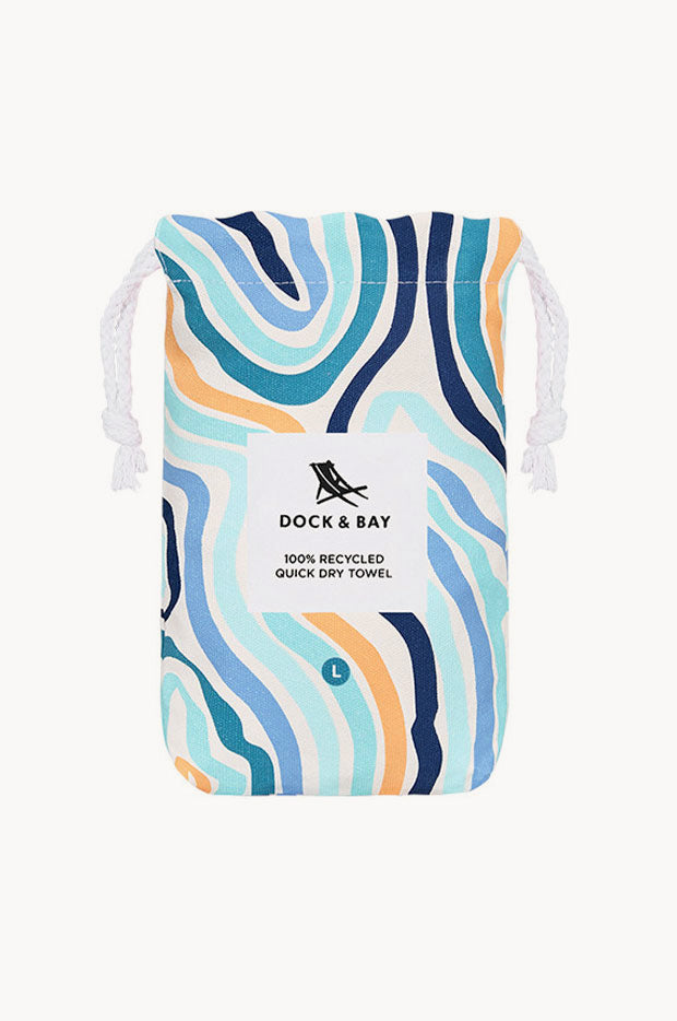 Dock And Bay Groovy Dunes Microfibre Towel Swimwear Galore US