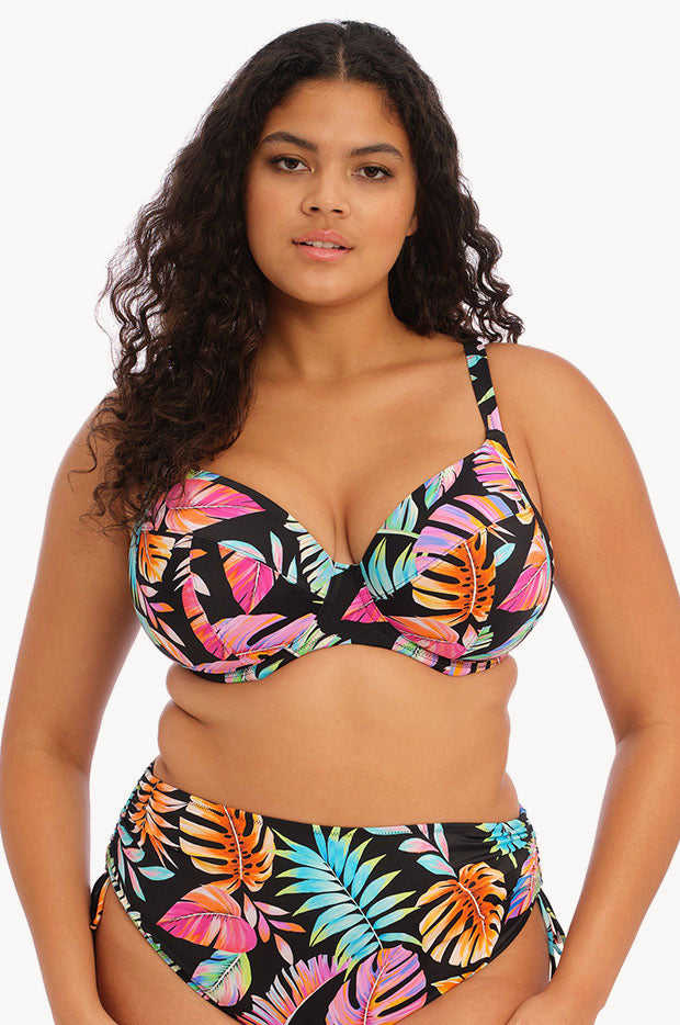 Tropical Falls G Cup Underwire Plunge Bra