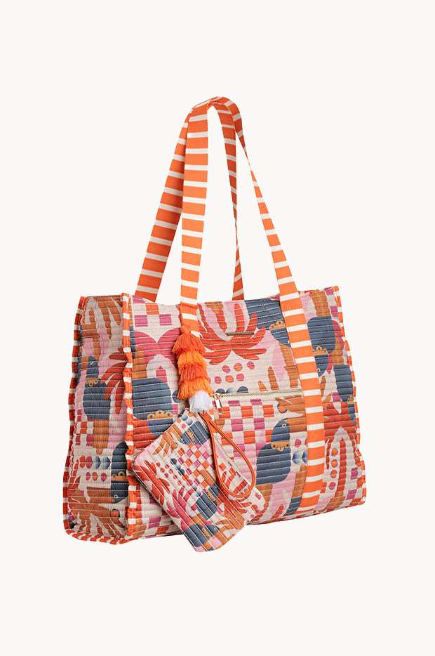 Bahamas Striped Beach Bag