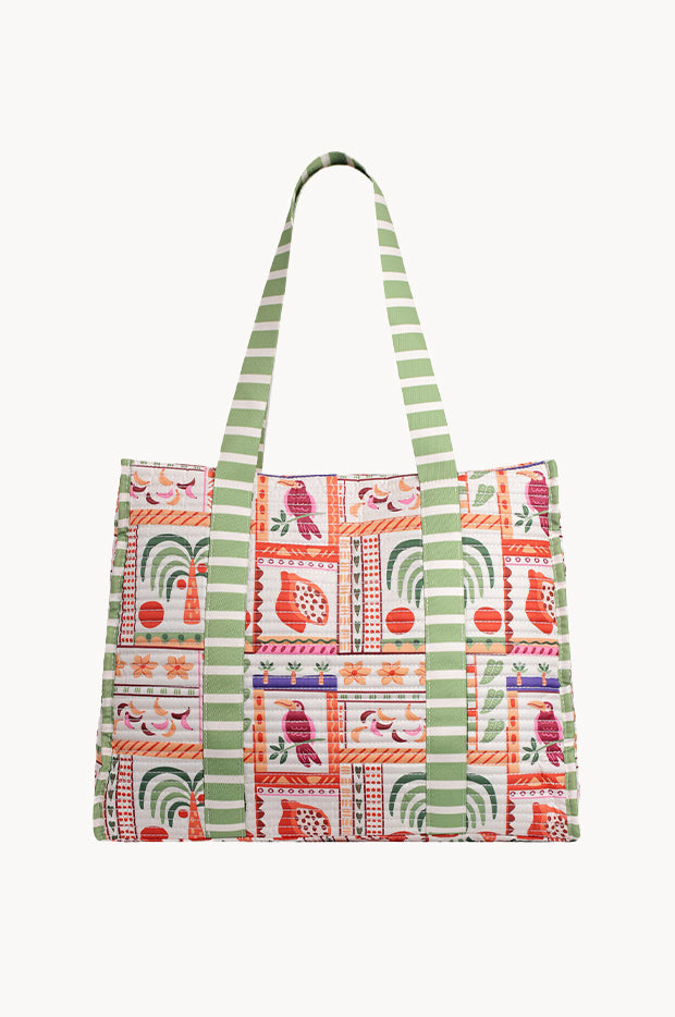 Jamaica Striped Beach Bag