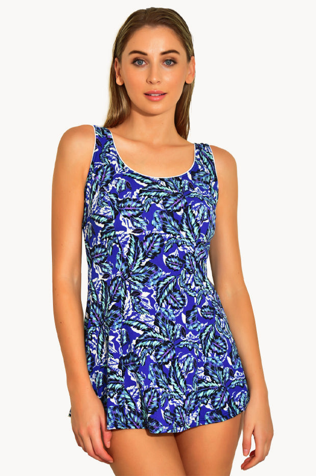 Femme De La Mer - Costa Rica Swim Dress - Indigo | Swimwear Galore AU
