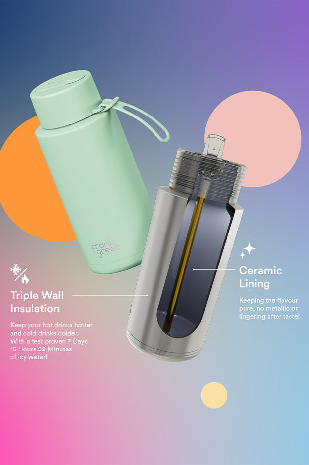 Ceramic Drink Bottle 1L