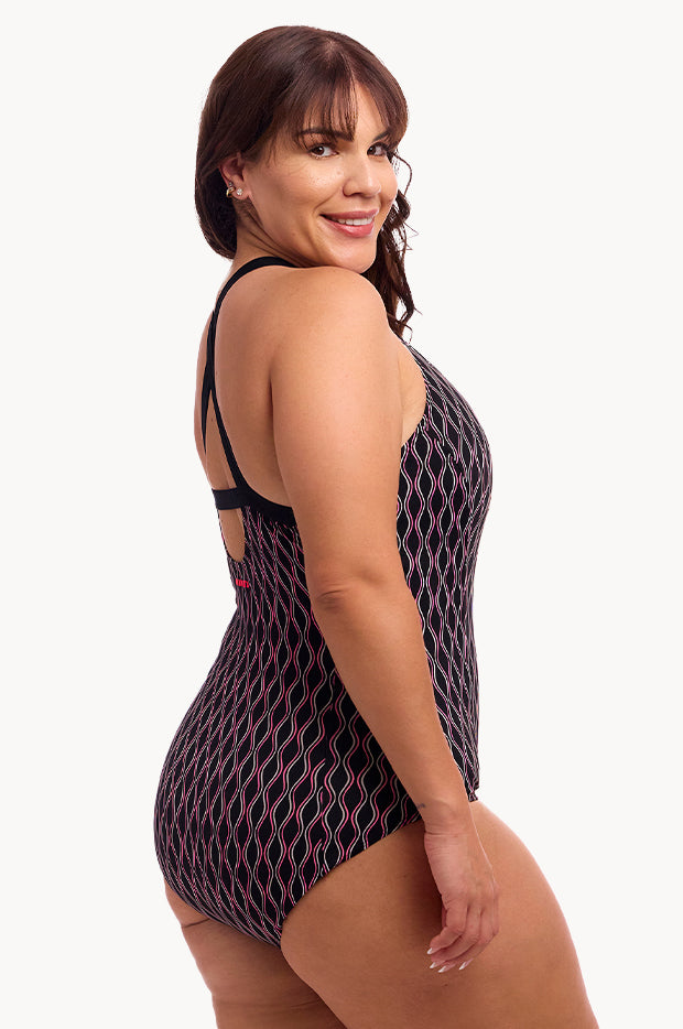 Curvy Queen Brace Me Back One Piece