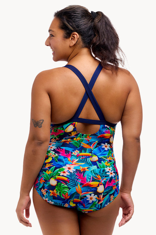 Birdie Wordie Brace Me Back One Piece