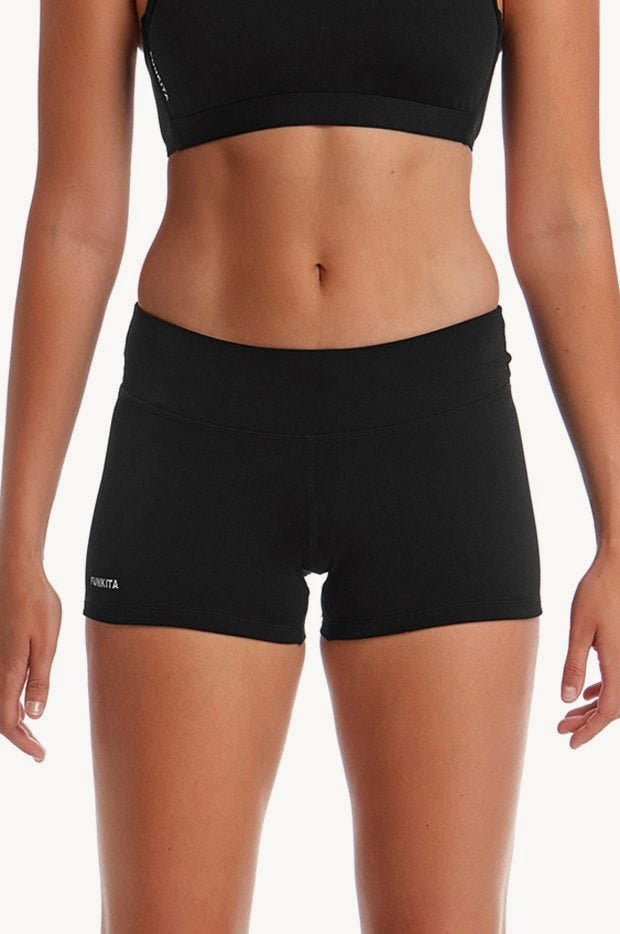 Funkita - Still Black Boyleg Brief - Black | Swimwear Galore AU