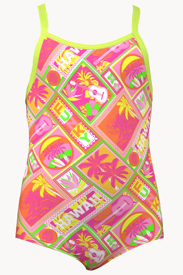 Girls Hula Bula One Piece