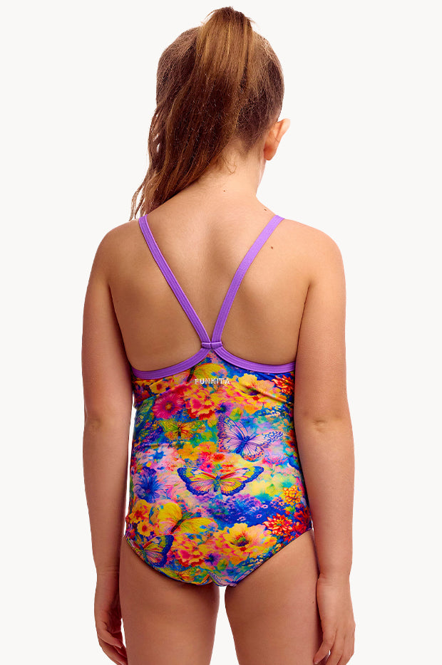 Girls Austin Flowers One Piece