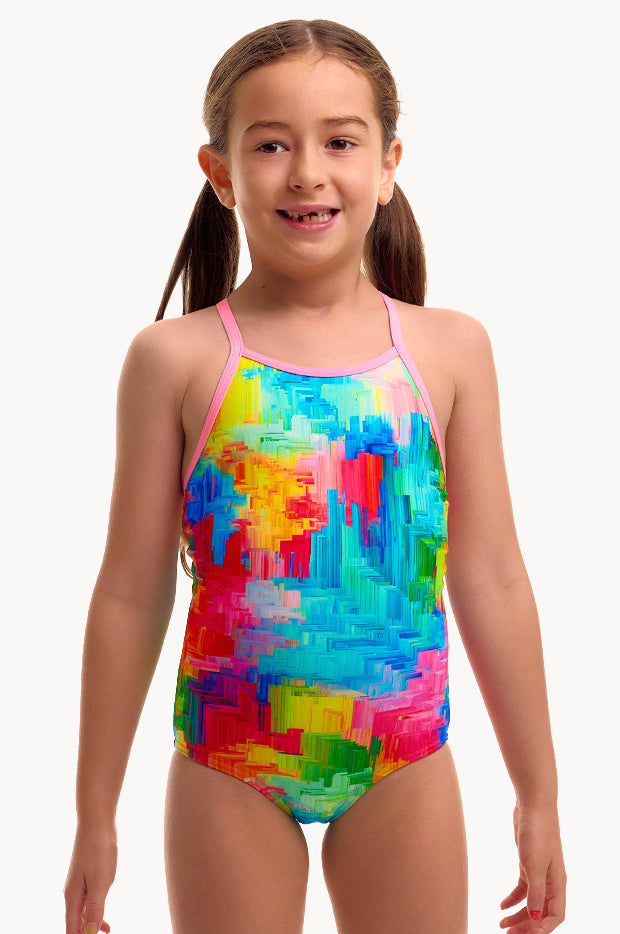 Girls Falling Colours One Piece