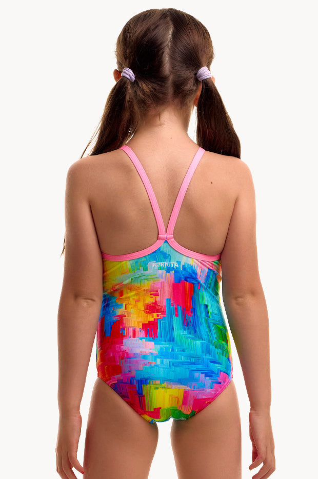 Girls Falling Colours One Piece